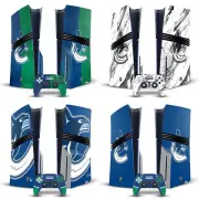 NHL VANCOUVER CANUCKS VINYL SKIN DECAL FOR SONY PS5 PRO DISC EDITION BUNDLE