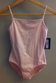 New!!! Girls Bloch Pink Cami Leotard Size 14 NWT!!!