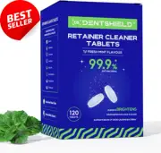 Retainer Denture Aligner Mouth Guard Cleaner 120 Tablets 4 Month Supply
