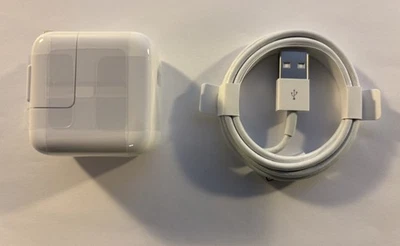 Apple iPhone Accessory Accessories Bundle USB Lightning Cable 12W Power Adapter