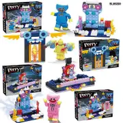 4 In 1 Set Poppy Play Time Mini Figures Toy Huggy Wuggy Building Block