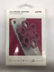 North: Snowflake Spinner Stress Relief Fidget Toy - Violet