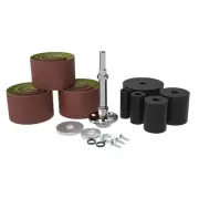 Small Drill Press Sanding Spindle Starter Kit | 2“ Mandrel with Bottom Suppor...