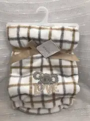 Duck Duck Goose Brown Koala Bear Baby Blanket Security Fleece Plush Nunu NEW
