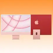 Apple iMac 2021 (M1, 8GB RAM, 256GB, 7 Core GPU, Pink Red, 24inc) - Excellent