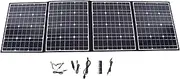 150W Solar Panel Folding Bag Portable Solar Charger for Mobile Devices Outdoor Travel Compatible with Type C Port and 2 USB Outputs