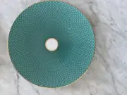 New. Raynaud "Trésor" dessert plate. Turquoise