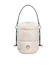 Moncler Caradoc Drawstring Bucket Bag One size white