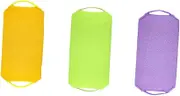 Healeved 3Pcs Exfoliating Back Scrubber Dual Sided Bathing Mesh Towels for Easy Cleaning and Deep Exfoliation for Home and Dorm Use Rich Lathering and Durable Design