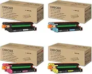 Versalink C600/C605 Drum Unit 108R01485 108R01486 108R01487 108R01488 Compatible for Xerox Versalink C600N C600DT C600DN C605DN C605S C605X C605XL Printer (4-Pack, BK/C/Y/M)