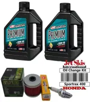 Honda 400EX Tune Up Kit Engine Oil Change NGK Spark Plug Oil Filter TRX400EX