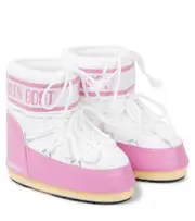 [Moon Boot Kids] Moon Boot Kids Icon Low logo snow boots UK 3 white