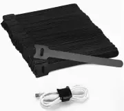 80PCS 6-Inch Reusable Cable Ties - Adjustable Hook and Loop Cable Management ...