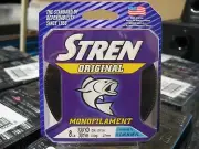 Stren Original Monofilament Fishing Line 8 LB 330 Yards Clear Blue Fl. Mono