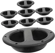HOMSFOU Speaker Handles Set 8pcs Flush Mount Speaker Pulls Cabinet Handles Replacement
