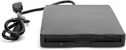 Ruaizel 3.5in Portable Floppy Drive, External USB Floppy Drive, 1.44MB 720BKB FDD for Windows XP/7/8/10/98/2000/ME/SE/VISTA (Black)