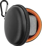 Geekria Shield Headphones Case for in-Ear Headphones, Replacement Hard Shell Travel Carrying Bag with Cable Storage, Compatible with JayBird, Bose SoundSport, Jabra Headsets (Black)