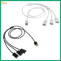 在飛比找蝦皮購物優惠-Iwo 3 合 1 USB 分配器電纜 USB 電源分配器 