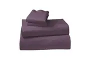 1000 Thread Count Cotton Rich King Bed Sheets 4-Piece Set in Lilac