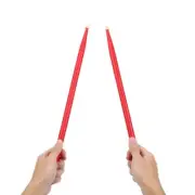 1 Pair Drum Sticks Maple 5A Drumsticks Classic Drum Sticks RedRed