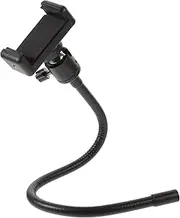 HAMPPLIES 1 Set Phone Tripod Mount Adapter Flexible Hose with Phone Clamp Angle Tripod Accessory for Video Recording Live Streaming Photography