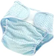 MERRYHAPY Soft Texture Mesh Diaper Cover Ice Silk Baby Diaper Cool Breathable Reusable Size s