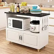 Kitchen Storage Cabinets, Dining Room Floor Dining Cabinets Buffet Dining Cabinets Home Furniture Storage Kitchen Cabinets Of Side Table Furniture (Color : Black, Size : 80X40X80CM)