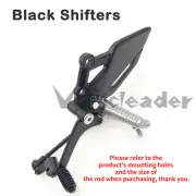 Black Shift Lever Bracket Left For KAWASAKI NINJA 250/R Z250 Z300 EX250