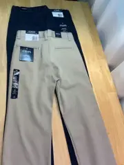 New Boy’s Chaps Approved Schoolwear Flat Front & Stretch Pants*
