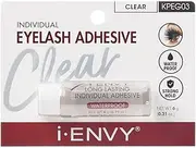 iENVY Individual Cluster Lash Glue, Strong Hold Individual Lash Adhesive, Waterproof Long-Lasting Individual Lash Glue, Clear