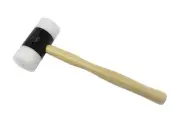 Nylon Hammer with 1-1/2" Faces and Wooden Handle Professional Series Mallet