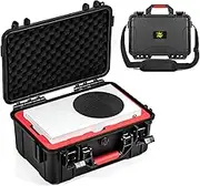 DEVASO Carrying Case for Xbox Series S, Professional Deluxe Waterproof Case Soft Lining Hard Travel Case with Shoulder for Xbox Series S and Other Accessories