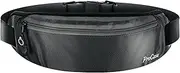 ProCase Running Belt Waist Pack, Sports Runner Bag Pouch Adjustable Fanny Pack for iPhone and Other Smartphones, Sweatproof Workout Waist Bag for Men Women Hiking Fitness Jogging -Black