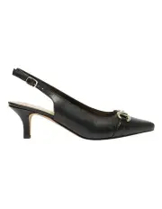 [Sandler] Nigella Heeled Shoes in Black Glove