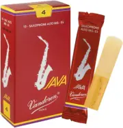 Java 4.0 Alto Saxophone Reed Set of 10, Red Green