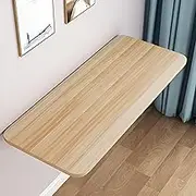 Sywlwxkq Folding Desk, Light Walnut Color, 80*50cm, Perfect for Home/Office/Kitchen, Writing/Gaming/Working