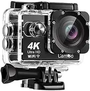 CamGo 4K 16MP WiFi HD Underwater Waterproof Camera 30M Sports Camcorder with 170° Wide Angle Lens