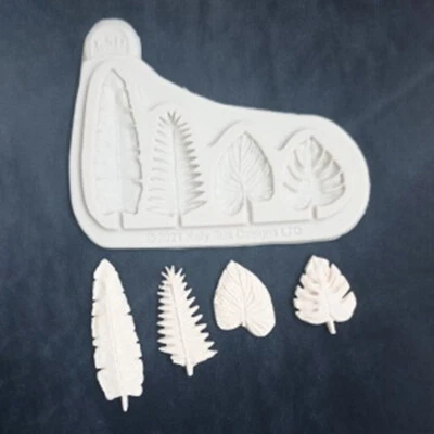 4 Leaves Silicone Sugarcraft Mold Resin Cupcake Fondant Cake Decorating To!ex