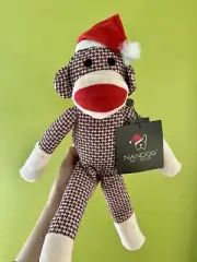 NANDOG PET GEAR ~ Christmas Monkey ~ Squeaky Dog Toy!! NWT!!