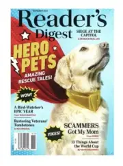 Reader's Digest Magazine November 2022 HERO PETS Scammers Got My Mom FREE SHIP