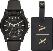 [Armani Exchange] Men's AX7105 Chronograph Quartz Black Male Watch