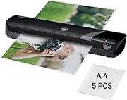 GBC Inpire+/Rexel Style A3 Laminator, Laminating Machine with Starter Pack of Pouches, 4 Minute Warm Up Time, Black (4402076)