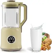 Automatic Soy and Nut Milk Maker,1000ML Juicer Soy Milk Machine,Eight-Leaf Blade Self Clean Keep Warm Boil Water for Homemade Plant-Based Milk, Oat, Soy, Yogurt Yellow