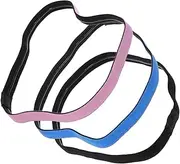 [Totority] 3pcs Nonslip Sports Headbands Elastic Hair Bands for Boys and Women Sweat Wicking Design for Running Yoga and Fitness