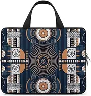 [FHPCE] Laptop Shoulder Bag Laptop Bag Computer Bag Geometric Patterns Messenger Bag for Unisex