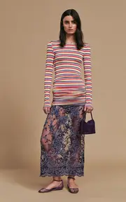 [Christopher Esber] Calypso Iris Lace L/S Dress