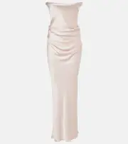[Victoria Beckham] Victoria Beckham Corset gown AU 12 pink