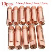 Welding Contact Tip Contact Tips 0.6 - 1.2mm Length 25mm MB15AK MIG 10pcs