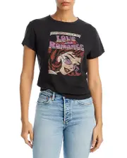 Re/Done Graphic Print Crewneck Tee