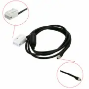 3.5mm AUX Audio Input Kit iPhone Adapter Cable For BMW E60 E61 E63 E64(US Stock) (for: BMW)